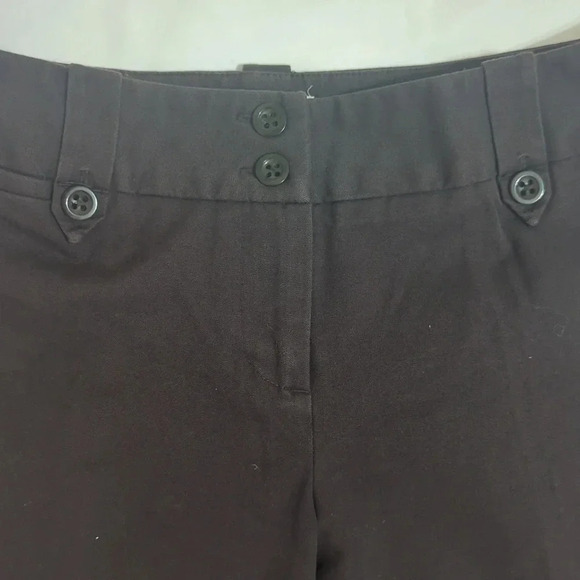 Ann Taylor Mid- Rise Bootcut Trousers, Color Brown Size 4P - Picture 4 of 13